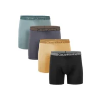 4Pcs/Lot Men's Panties Long Men's Underwear Sexy Man Boxers Underwear Shorts Lots Male Boxershorts Set Family Underpants Brands