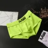 Low waisted men's underwear, sexy men's flat angle pants, glued tight cotton, sports breathable flat angle trendy youth